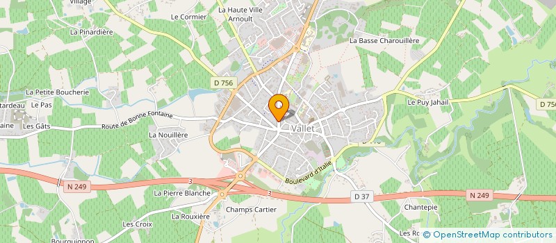 localisation de l'entreprise SCI AGNES DE FLORENTIN  VALLET
