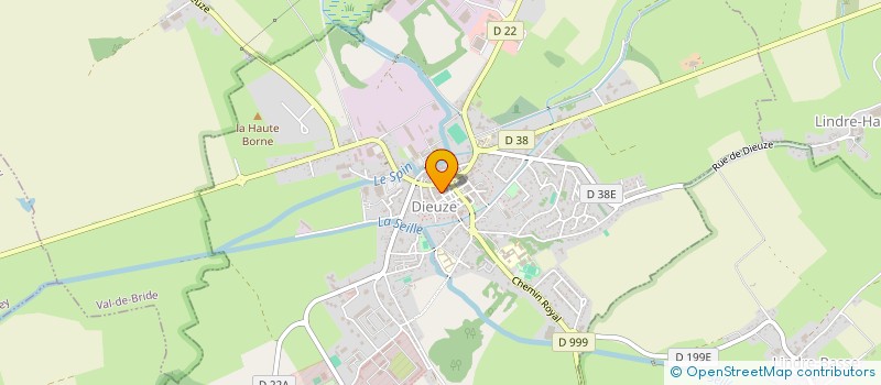 localisation de l'entreprise SCI AGNES ET DOMINIQUE THEBEAU à DIEUZE