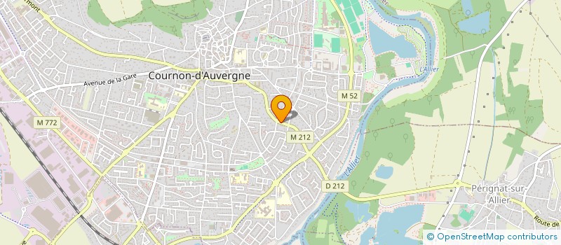 localisation de l'entreprise SCI AGNES ET PHILIPPE PICHON  COURNON-D'AUVERGNE