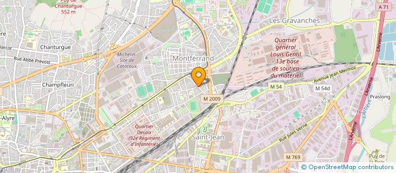 localisation de l'entreprise SCI AGNES GRATADOUR  CLERMONT-FERRAND