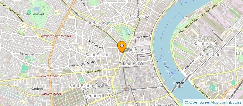 localisation de l'entreprise SCI AGNEX  BORDEAUX