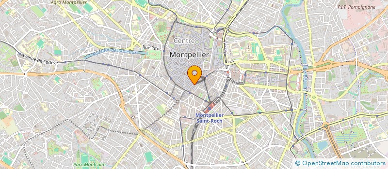 localisation de l'entreprise SCI AGNI à MONTPELLIER