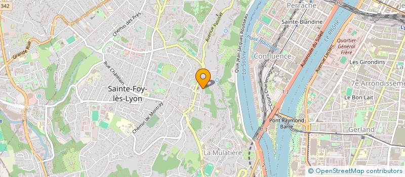 localisation de l'entreprise SCI AGNIEL LUC  SAINTE-FOY-LES-LYON