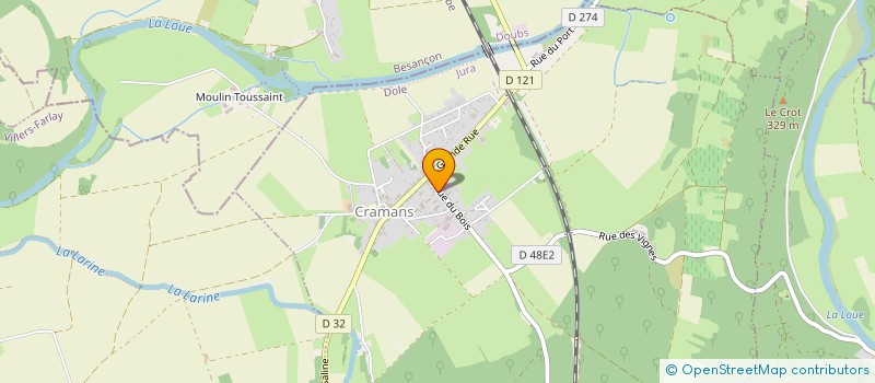 localisation de l'entreprise SCI AGNIMA  CRAMANS