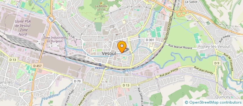 localisation de l'entreprise SCI AGNOMI à VESOUL