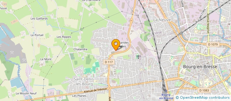 localisation de l'entreprise SCI AGNV à SAINT-DENIS-LES-BOURG