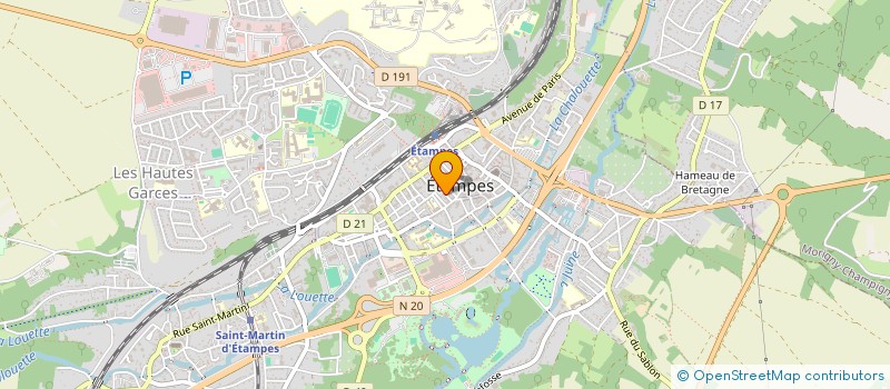 localisation de l'entreprise SCI AGOGUE & ASSOCIES  ETAMPES