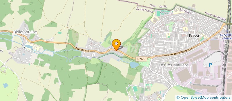 localisation de l'entreprise SCI AGOH WILKINSON  FOSSES