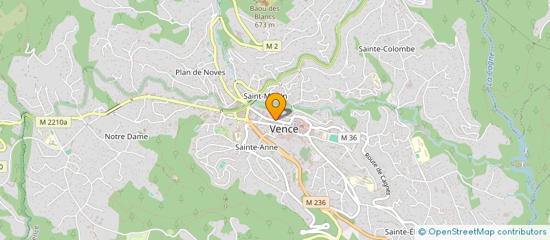 localisation de l'entreprise SCI AGOP  VENCE