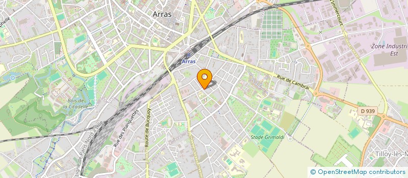 localisation de l'entreprise SCI AGOPAL à ARRAS