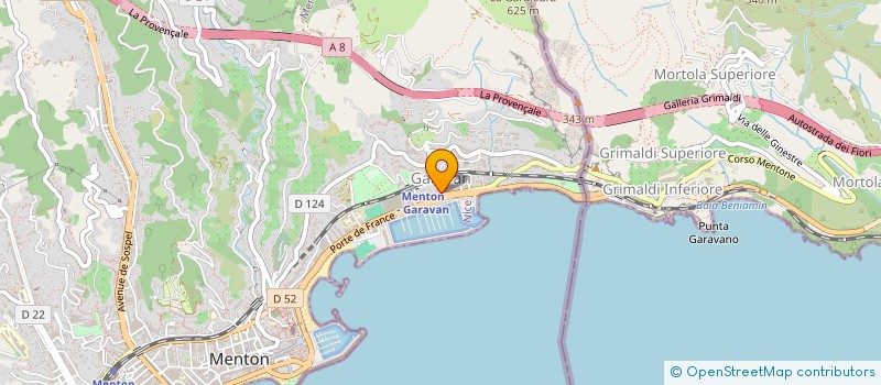 localisation de l'entreprise SCI AGORA 2015 à MENTON