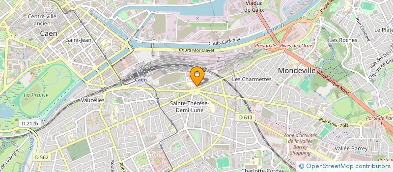 localisation de l'entreprise SCI AGORA à CAEN