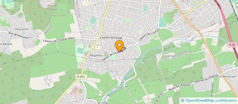 localisation de l'entreprise SCI AGORA  VILLENAVE-D'ORNON