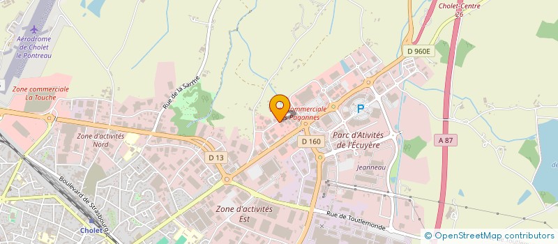 localisation de l'entreprise SCI AGORA à CHOLET