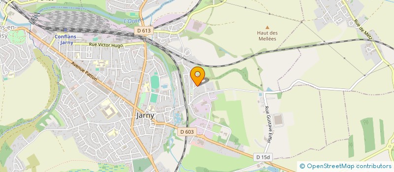 localisation de l'entreprise SCI AGORA  JARNY