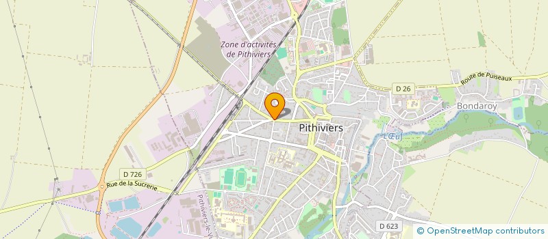 localisation de l'entreprise SCI AGORA à PITHIVIERS