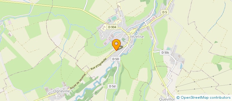 localisation de l'entreprise SCI AGORA  VEZELISE