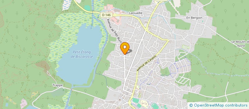 localisation de l'entreprise SCI AGORA  BISCARROSSE