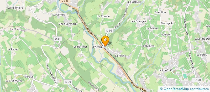 localisation de l'entreprise SCI AGORA  THEIZE