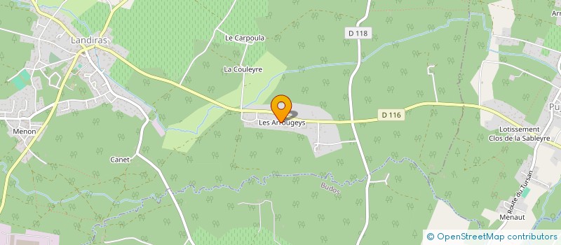 localisation de l'entreprise SCI AGORA ADJL  LANDIRAS