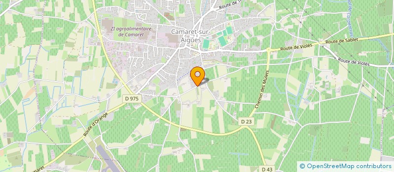 localisation de l'entreprise SCI AGORA IMMOBILIER  CAMARET-SUR-AIGUES