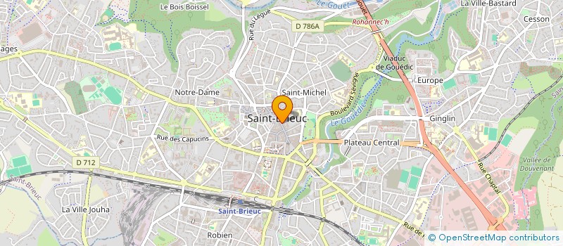 localisation de l'entreprise SCI AGORA LEWK à SAINT-BRIEUC