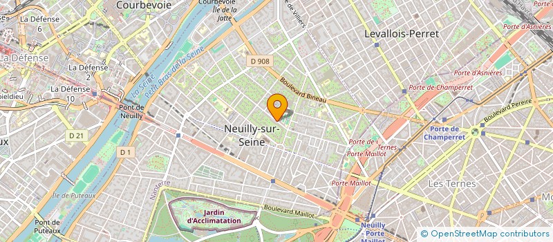 localisation de l'entreprise SCI AGORASABLONS à NEUILLY-SUR-SEINE
