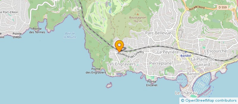 localisation de l'entreprise SCI AGOS AGOS  BANDOL