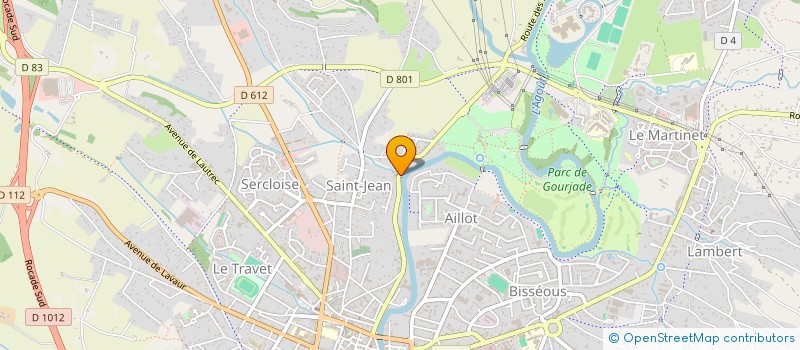 localisation de l'entreprise SCI AGOUT 81  CASTRES