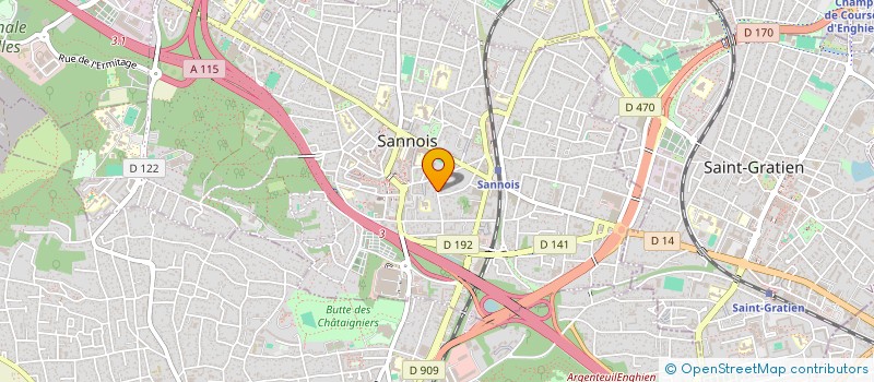 localisation de l'entreprise SCI AGP  SANNOIS