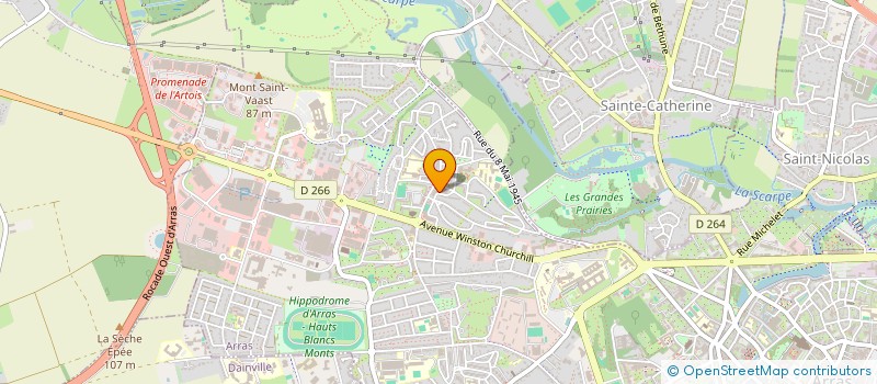 localisation de l'entreprise SCI AGP à ARRAS