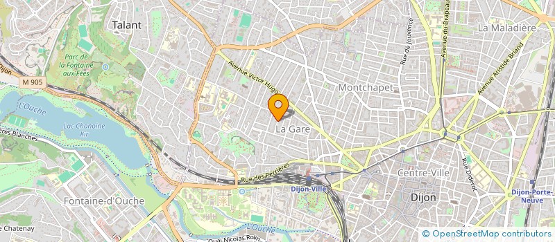 localisation de l'entreprise SCI AGPJ à DIJON