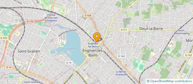 localisation de l'entreprise SCI AGPL à ENGHIEN-LES-BAINS