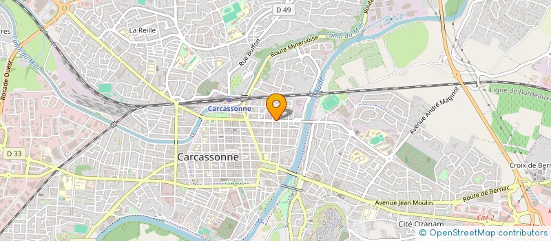localisation de l'entreprise SCI AGR à CARCASSONNE