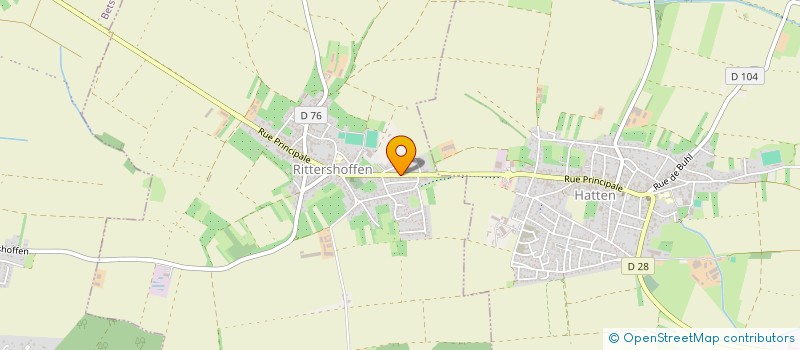 localisation de l'entreprise SCI AGRA PLUS  RITTERSHOFFEN