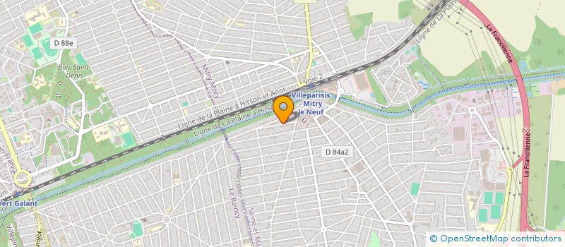 localisation de l'entreprise SCI AGRAPA  VILLEPARISIS