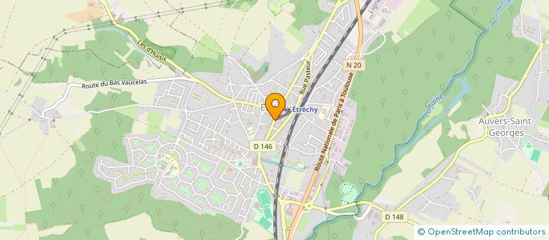 localisation de l'entreprise SCI AGRAPHER  ETRECHY