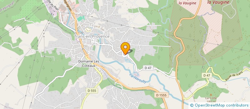 localisation de l'entreprise SCI AGREFA à TRANS-EN-PROVENCE