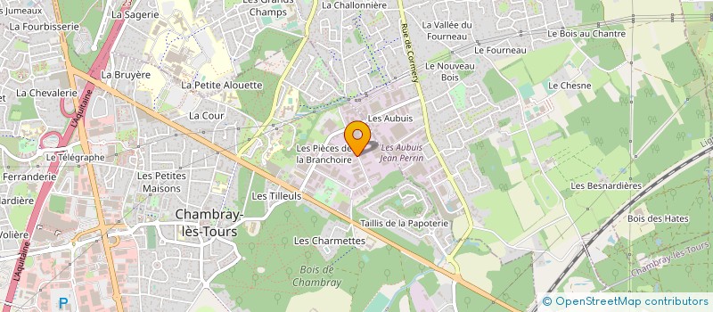 localisation de l'entreprise SCI AGRI 37  CHAMBRAY-LES-TOURS