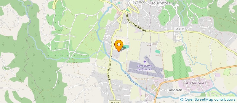 localisation de l'entreprise SCI AGRI BEAUDRON  FAYENCE