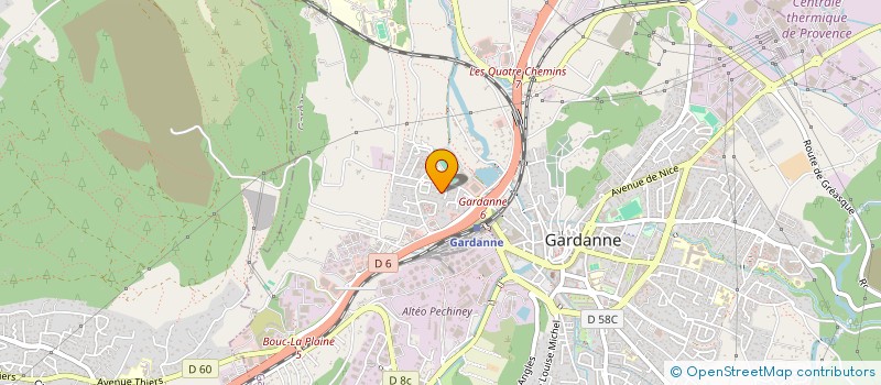 localisation de l'entreprise SCI AGRI LOISIRS à GARDANNE