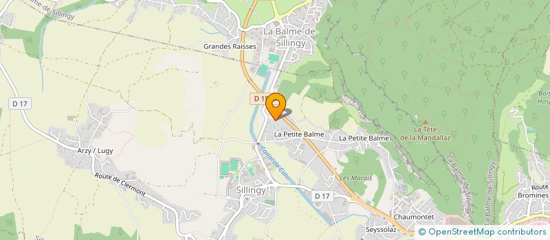 localisation de l'entreprise SCI AGRI-SEMINE  SILLINGY