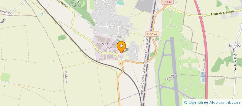 localisation de l'entreprise SCI AGRI-TRIUM  PUSIGNAN