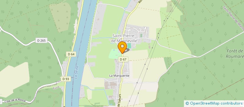 localisation de l'entreprise SCI AGRICOLE DE GRAND QUEVILLY  SAINT-PIERRE-DE-MANNEVILLE