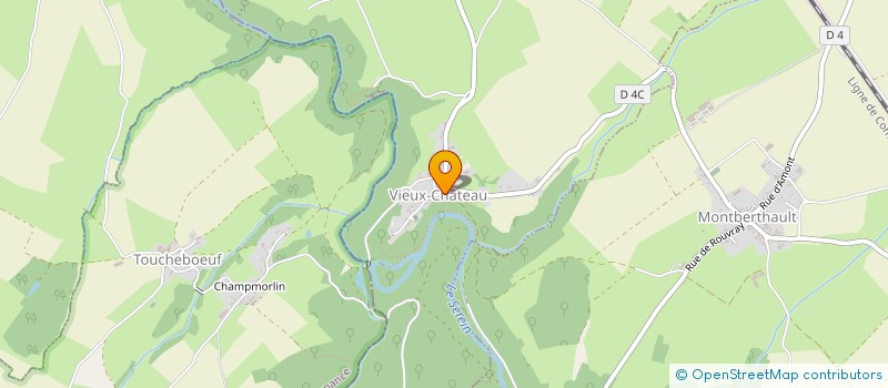 localisation de l'entreprise SCI AGRICOLE DOMAINE THIERRY  VIEUX-CHATEAU