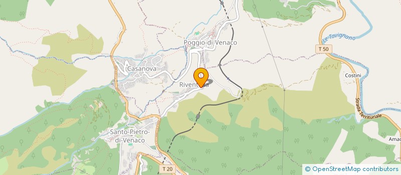 localisation de l'entreprise SCI AGRICOLE DU TAVIGNANU à RIVENTOSA