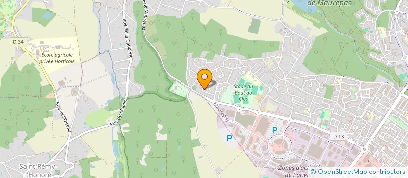 localisation de l'entreprise SCI AGRICOLE & FORESTIERE DE LA KABYLINE à COIGNIERES