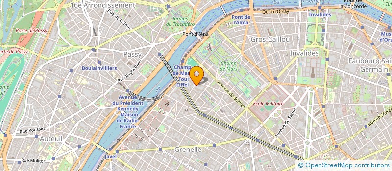 localisation de l'entreprise SCI AGRICOLE LA BASTIDE  PARIS