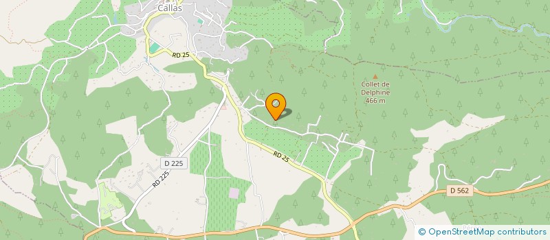 localisation de l'entreprise SCI AGRICOLE LES MARRONNIERS  CALLAS