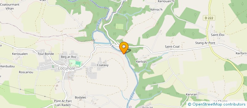 localisation de l'entreprise SCI AGRICOLE PISCICULTURE PONT NEUF  LOCUNOLE